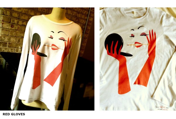 RED GLOVES Margo-flat